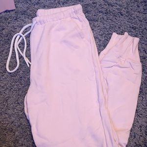 light pink aerie joggers